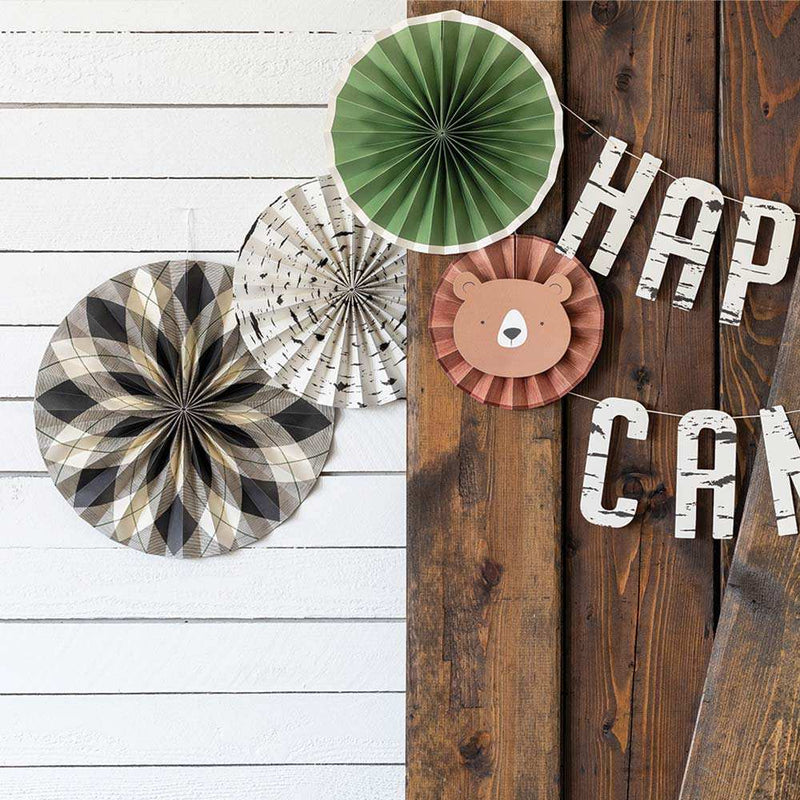 Adventure Party Fan Decoration Set Kids Party