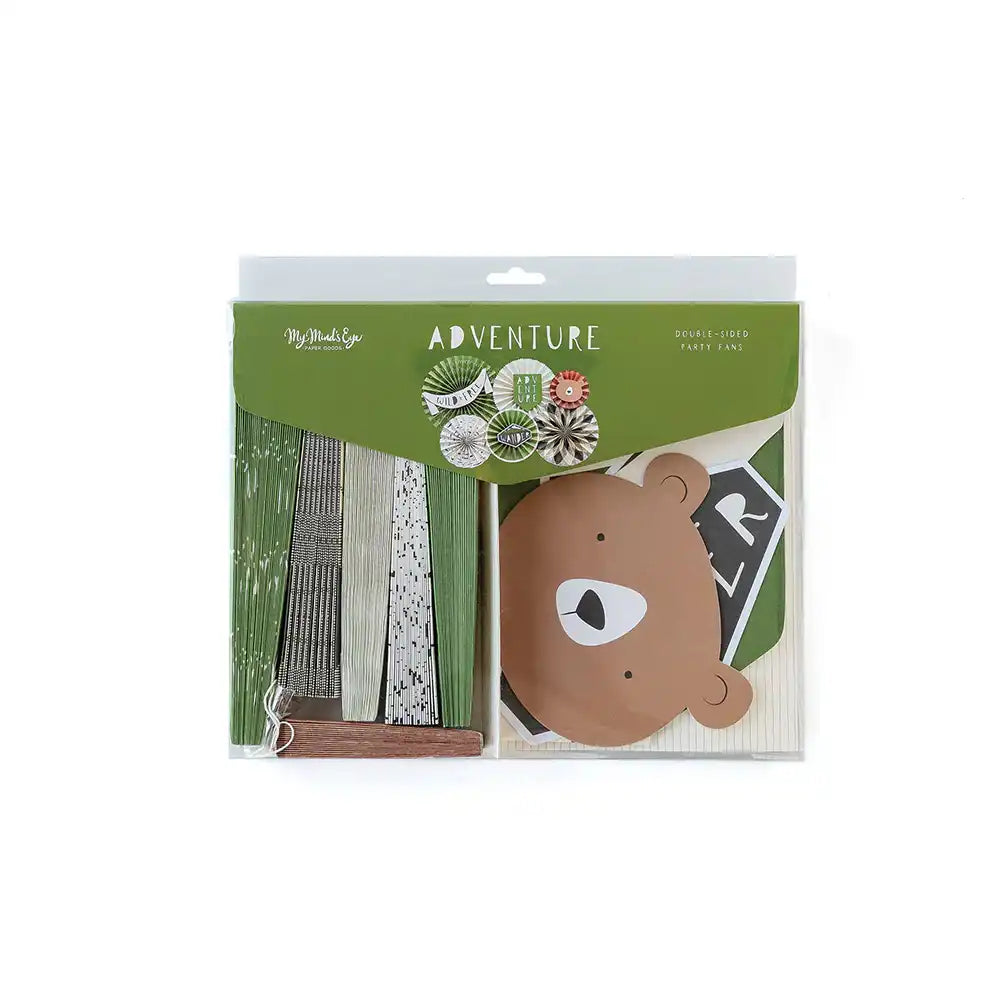 Adventure Party Fan Decoration Set Kids Party