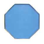Bright Blue Dinner Plates (x 8)