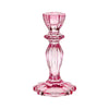 Pink Glass Candle Holder General Party