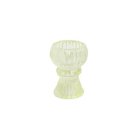 Green Glass Small Candle Holder General Party