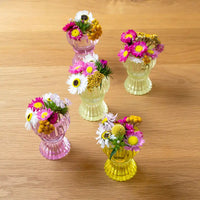 Green Glass Small Candle Holder General Party