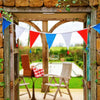 Red, White and Blue Fabric Bunting (3m) Jubilee Party