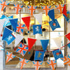 Red, White and Blue Fabric Bunting (3m) Jubilee Party