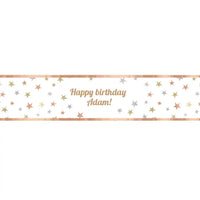 Assorted Metallics Personalised Table Runner Personalised Runner