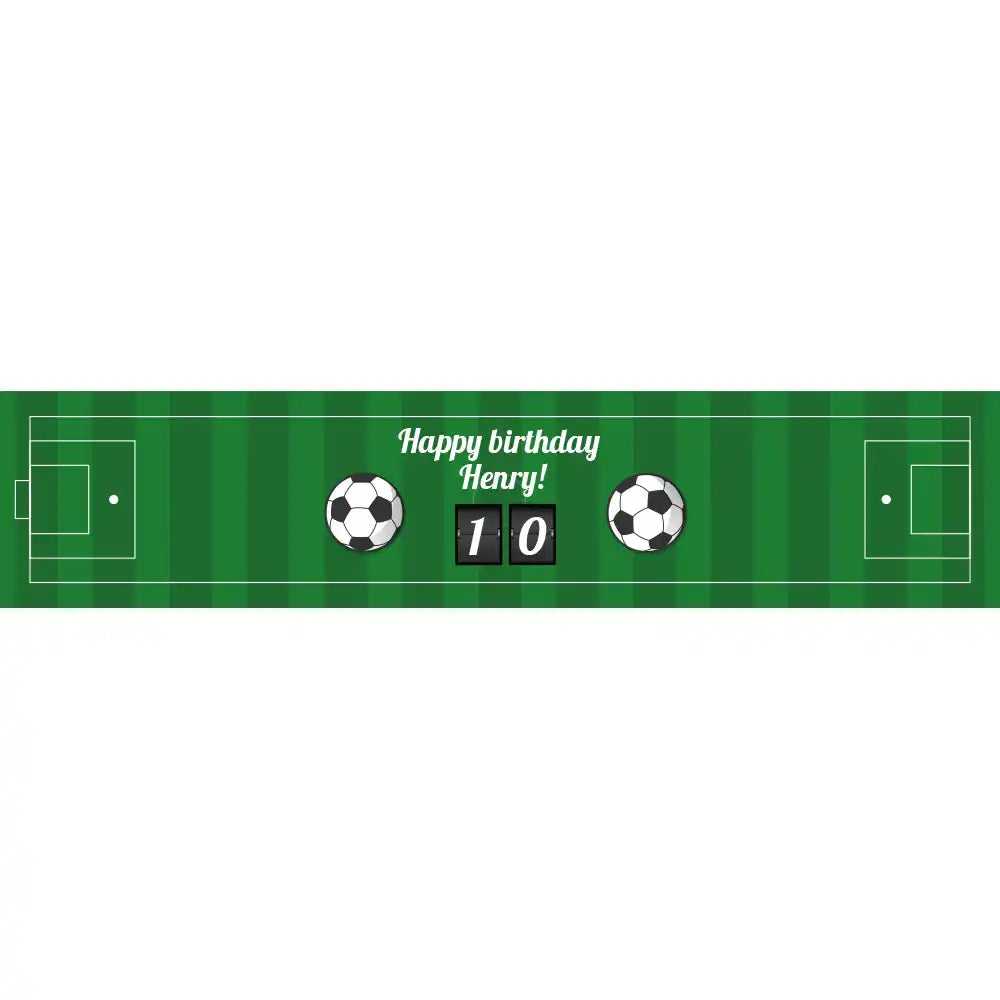 Football Personalised Table Runner Personalised Runner