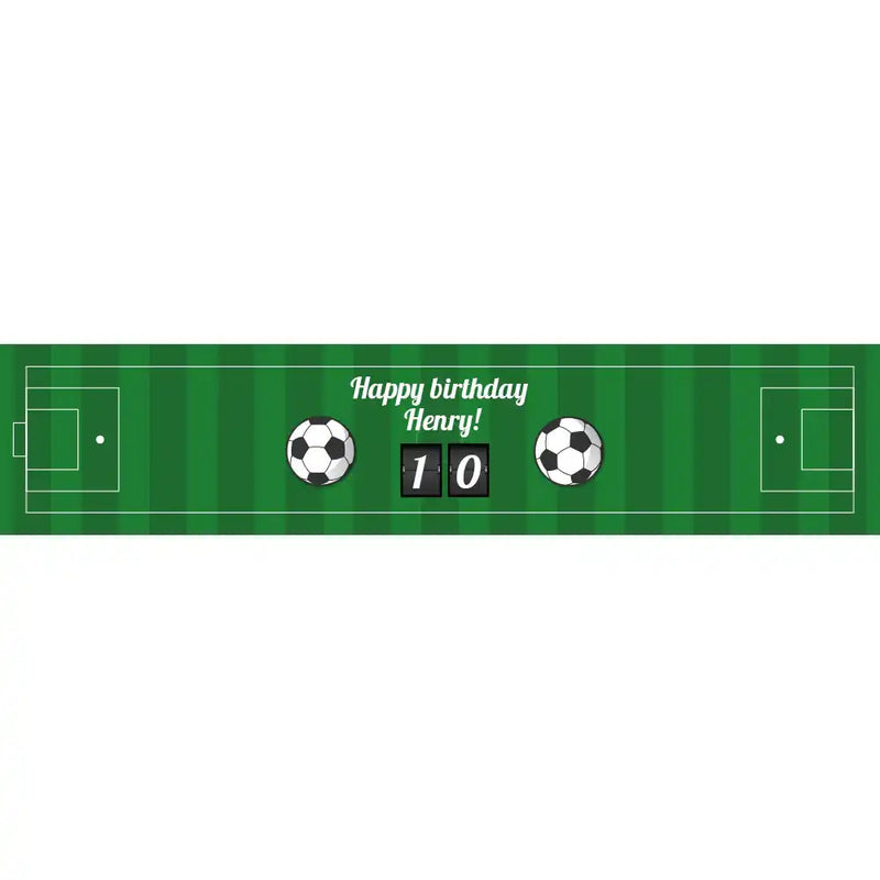 Football Personalised Table Runner Personalised Runner