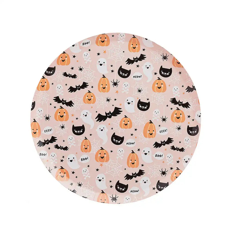 Halloween Character Paper Plates (x10) Halloween 2023