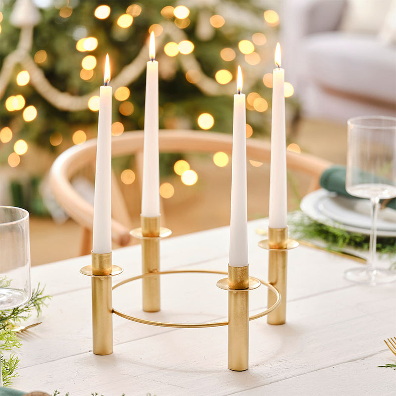 Gold Candle Centrepiece