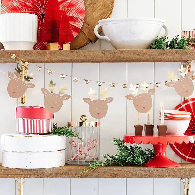 Rudolph Reindeer & Balls Banner Set Christmas 2024
