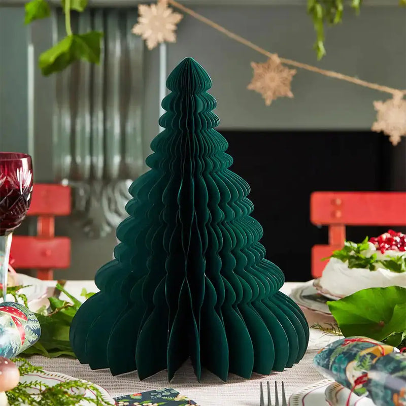 Green Honeycomb Tree Decoration Christmas 2024