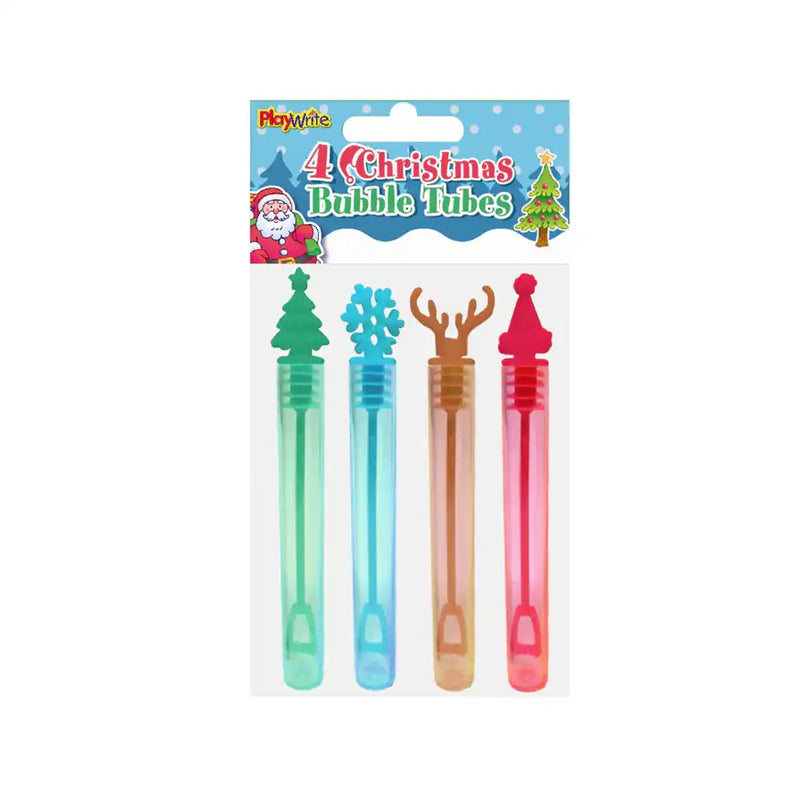 Christmas Bubble Tubes (Pack of 4) Christmas 2024