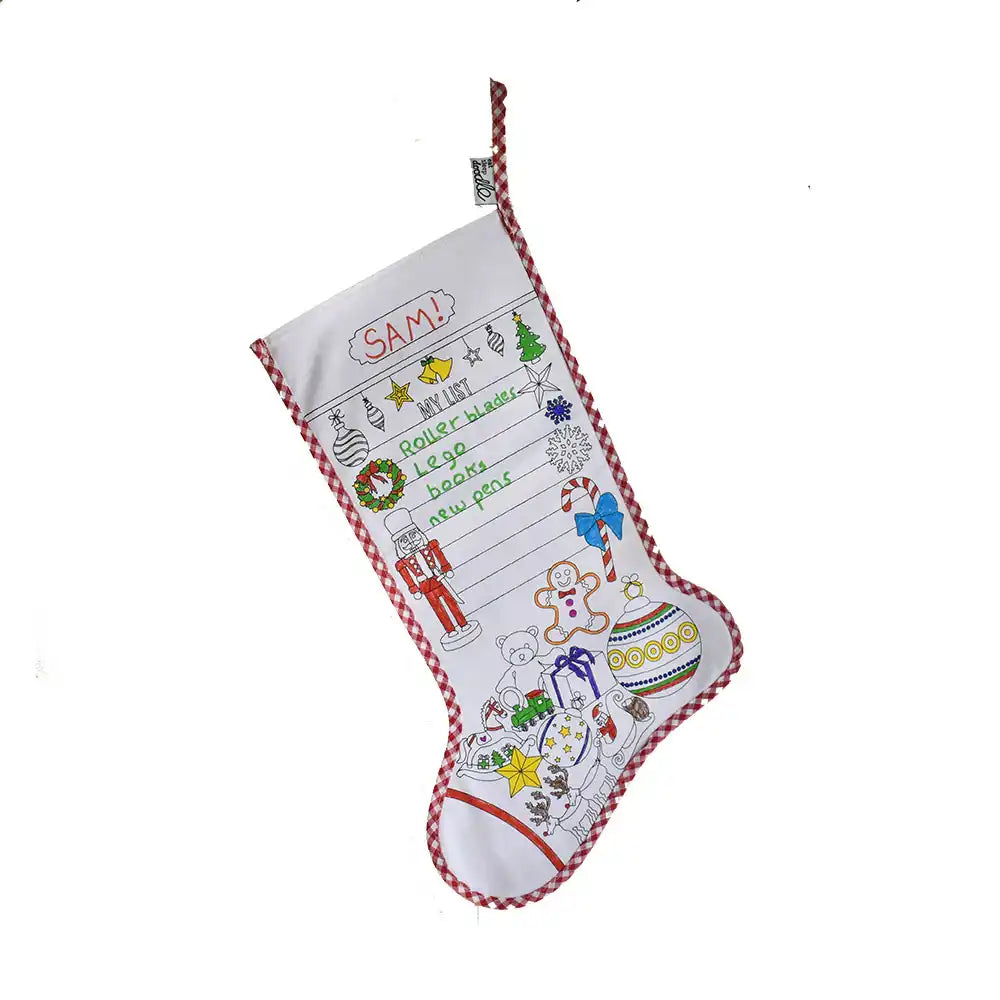 Colour in Christmas Stocking Christmas 2024