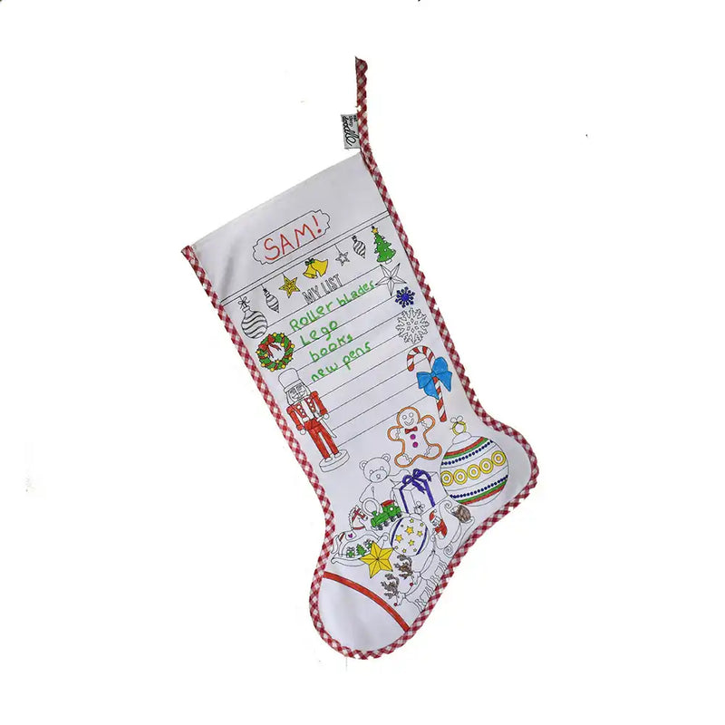 Colour in Christmas Stocking Christmas 2024