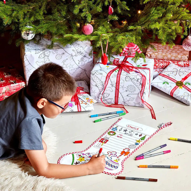 Colour in Christmas Stocking Christmas 2024