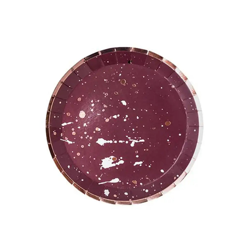 Mauve-elous Small Paper Plates (x8) General Party