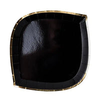 Posh Noir Charger Paper Plates (x8) General Party