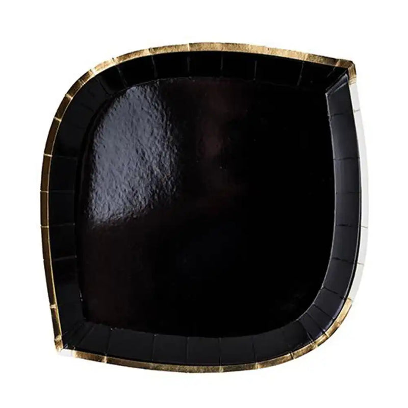 Posh Noir Charger Paper Plates (x8) General Party