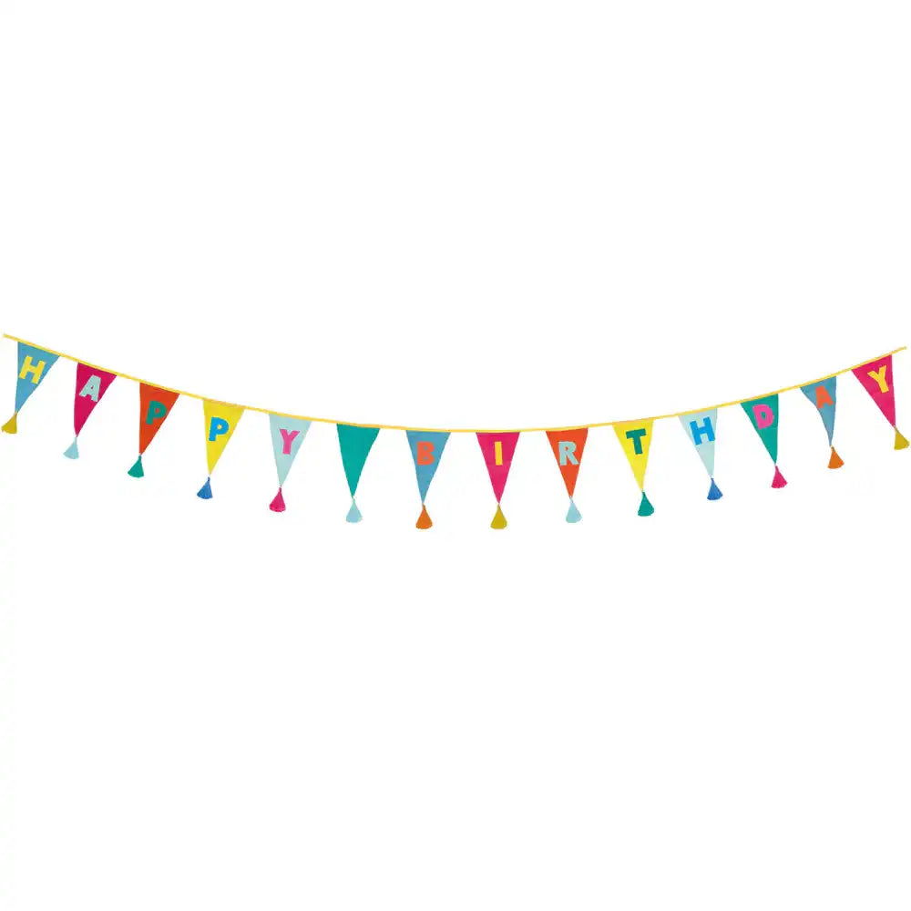 Rainbow Happy Birthday Fabric Bunting (3m) Everyday