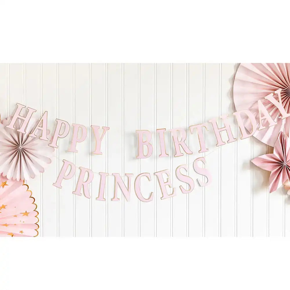 Princess Happy Birthday Garland Kids Party
