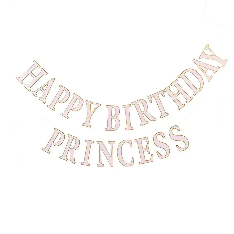 Princess Happy Birthday Garland Kids Party