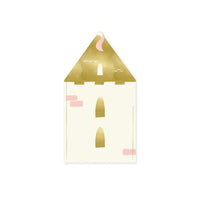 Princess Castle Shaped Paper Napkins (x18) Princess