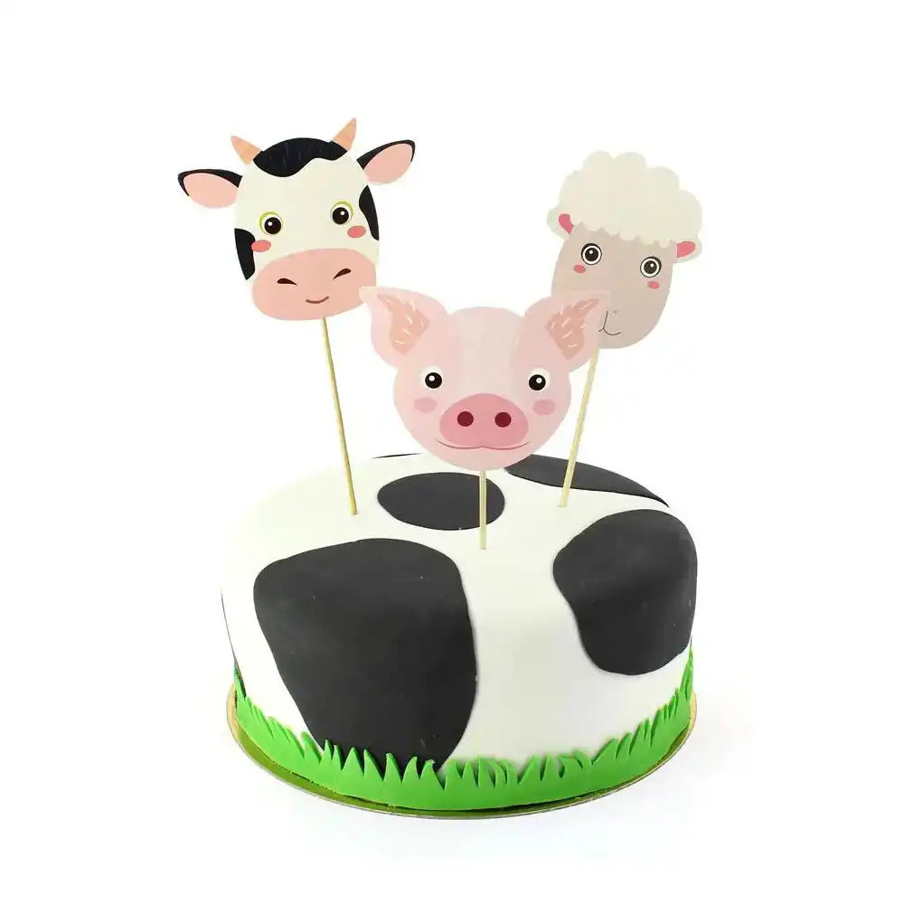 On The Farm Cake Toppers Kids Party