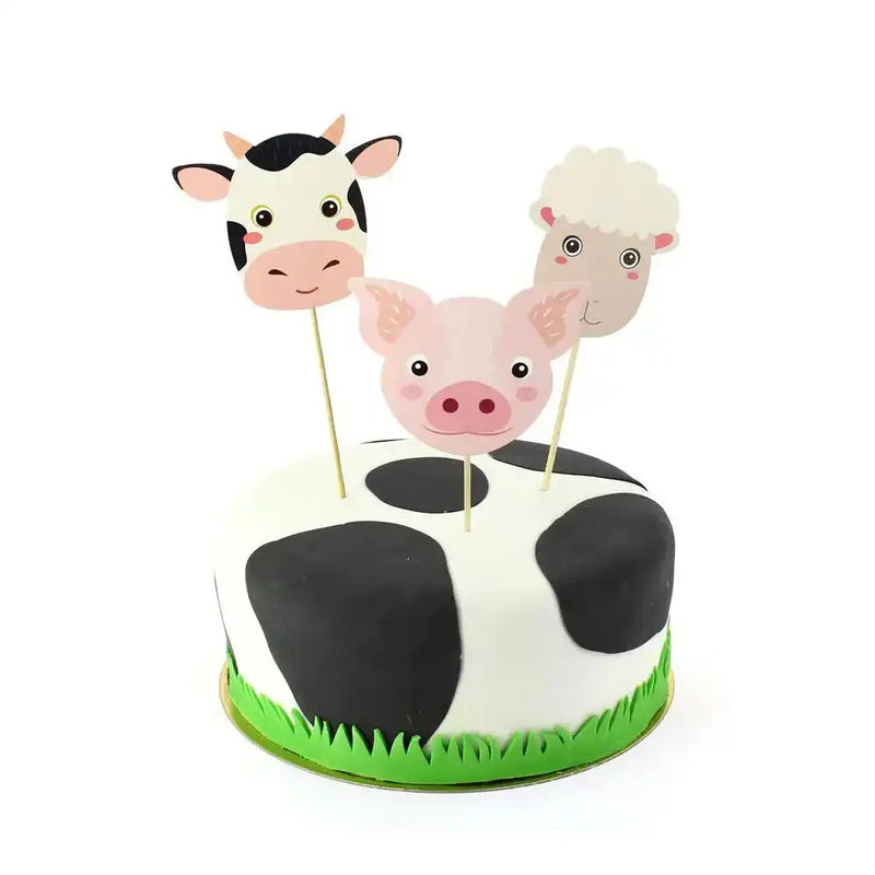 On The Farm Cake Toppers Kids Party