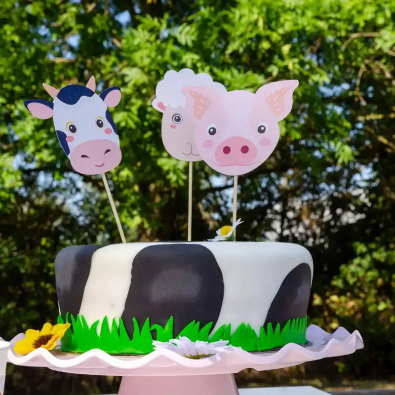 On The Farm Cake Toppers Kids Party