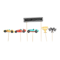 Race Car Cupcake Toppers Kids Party