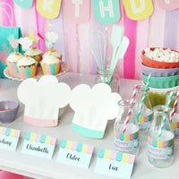 Little Bakers Party Hats (x12) Kids Party