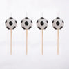 Football Birthday Cake Candles (x6) Kids Party
