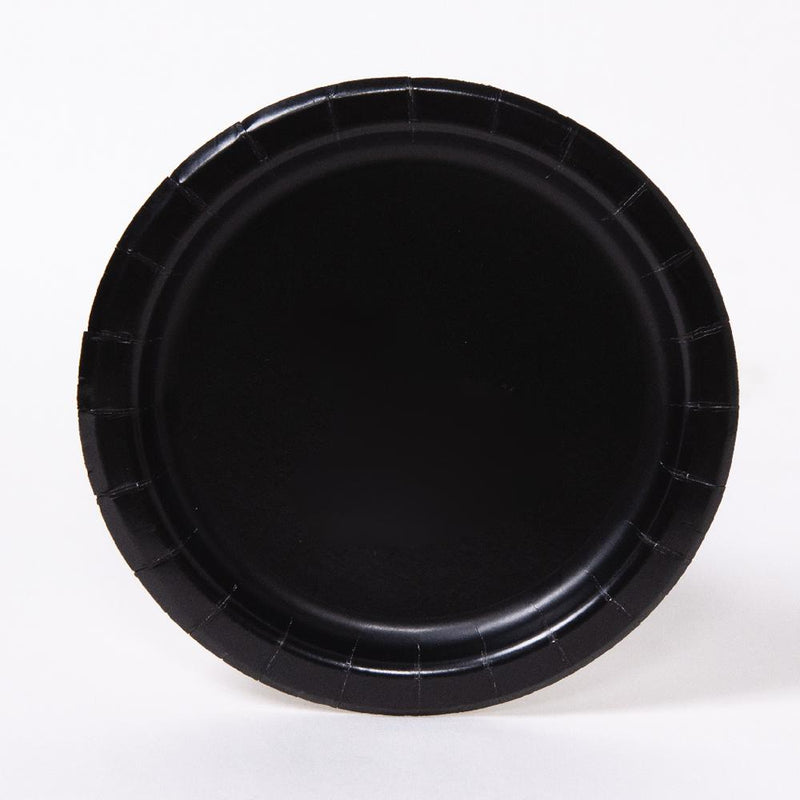 Value Pack - Small Paper Party Plates Black (x100)