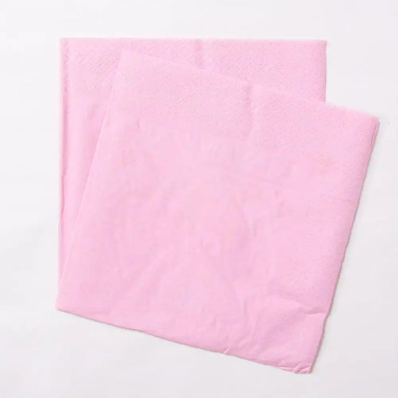 Value Pack - Paper Napkins Pale Pink (x50) General Party