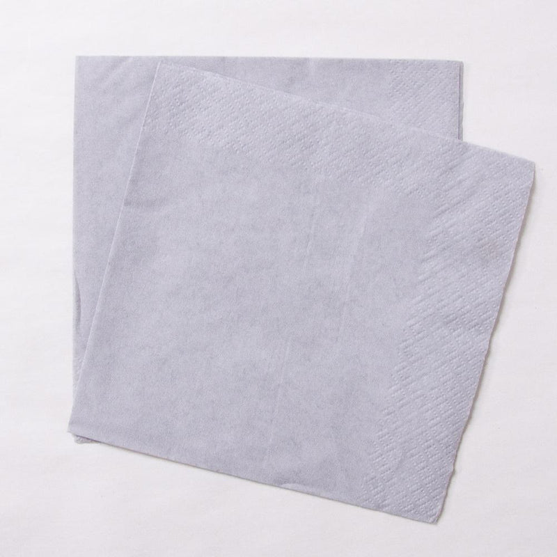 Value Pack - Paper Napkins Silver (x50)