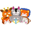 Jungle Foam Party Masks (x6) Kids Party