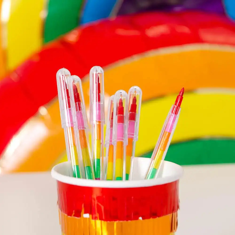 Rainbow Pencils (x6) Kids Party