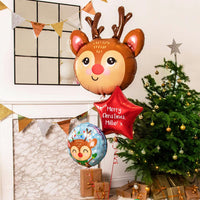 Personalised Balloon Bunch - Merry & Bright Personalised Balloons