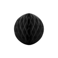 Honeycomb Paper Ball - Black Small (20cm) General Party