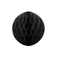 Honeycomb Paper Ball - Black Medium (30cm) General Party