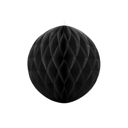 Honeycomb Paper Ball - Black