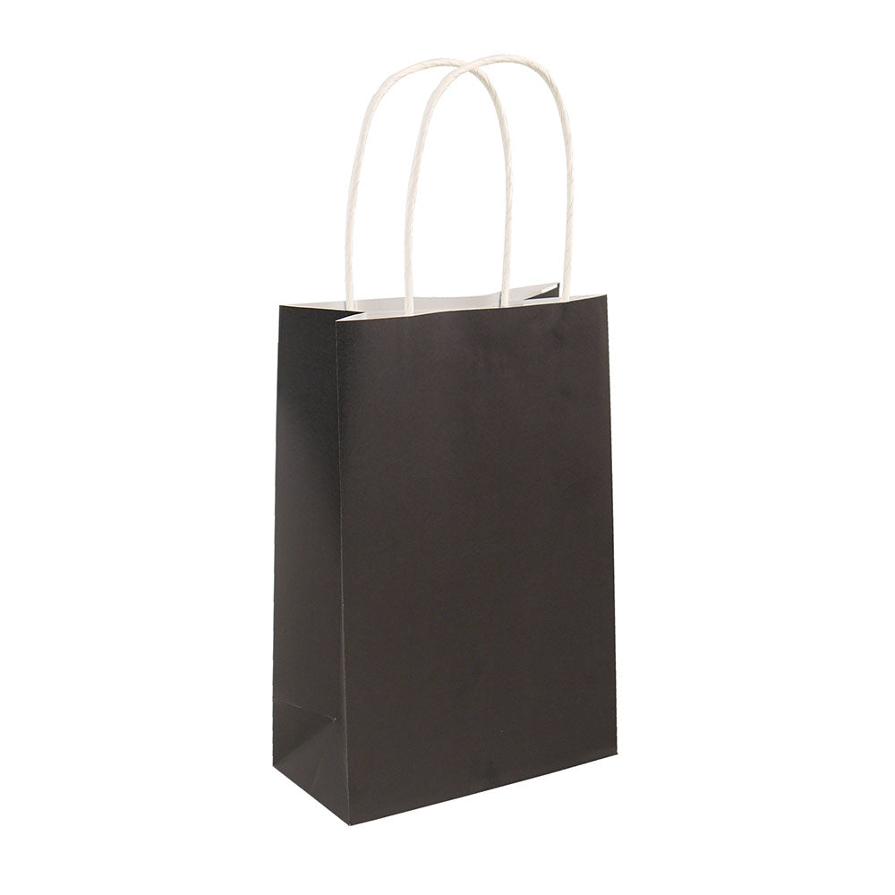 Black Party Bags with Handles (x12) – Party Pieces