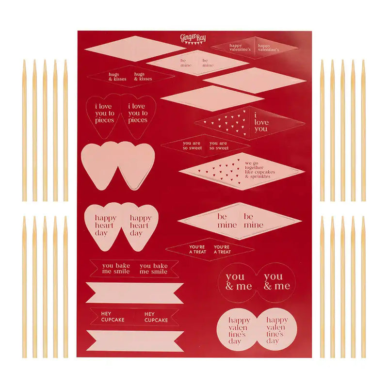 Valentine's Day Cupcake Kit Valentine's Day