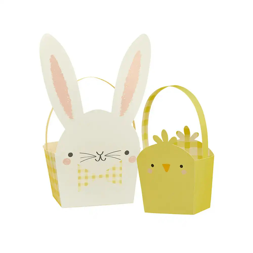 Easter Bunny & Chick Baskets (x5) Easter
