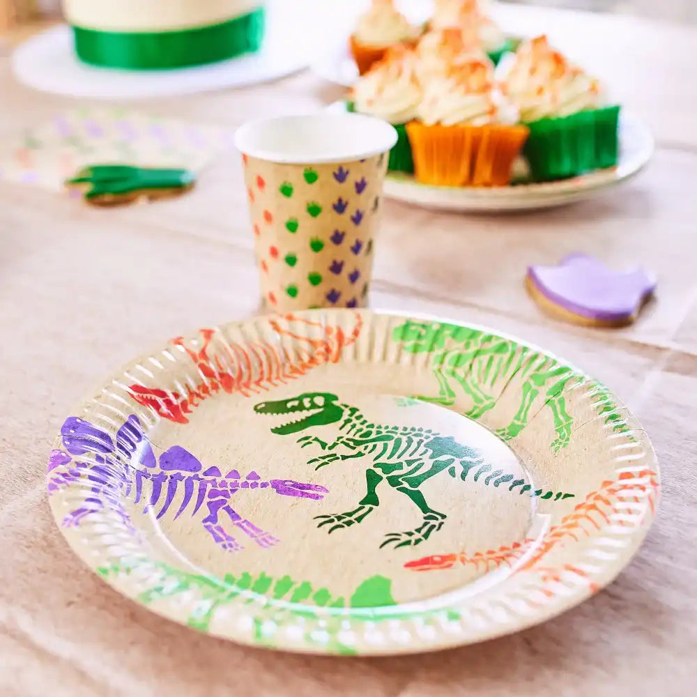 Ecosaurus Paper Party Plates (x8) Own Brand