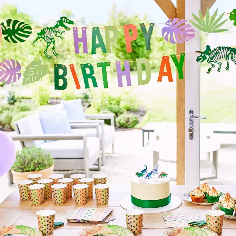Ecosaurus Party Garland (x2) Own Brand