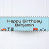 On The Road Personalised Party Banner Personalised Banner
