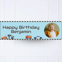 On The Road Personalised Party Banner Personalised Banner
