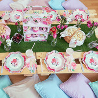 A Very English Rose Small Paper Party Plates (x8) Own Brand