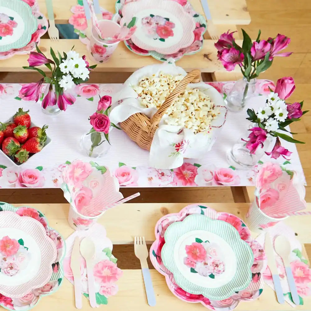 A Very English Rose Paper Table Runner Own Brand